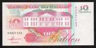 SURINAM P137a  10  GULDEN 1991 # AA      UNC. - Suriname