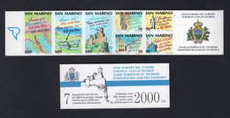 San Marino 1990 - Booklet - European Tourism Day - MNH** - Excellent Quality - Superb*** - Carnets