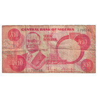 Billet, Nigéria, 10 Naira, KM:25b, TB+ - Nigeria