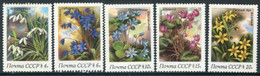 SOVIET UNION 1983 Spring Flowers MNH / **.  Michel 5278-82 - Ongebruikt