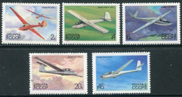 SOVIET UNION 1983 Gliders MNH / **.  Michel 5248-52 - Ungebraucht