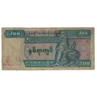 Billet, Myanmar, 200 Kyats, KM:75a, TB - Myanmar