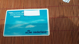 KLM Flying Netherlands Personlized 2 Scans Very Rare - Origen Desconocido