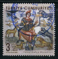 Türkiye 2020 Mi 4568 Orpheus, Mosaics From Haleplibahçe Museum, Urfa | Archaeology, Art, Horse, Mosaic - Used Stamps