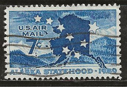 Etats-Unis 1959 N° Y&T : PA. 52 Obl. - 2a. 1941-1960 Usados