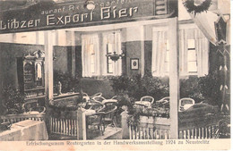 NEUSTRELITZ Mecklenburg 1924 Handwerkausstellung Werbung LÜBZER EXPORT BIER 15.10.1926 Gelaufen - Neustrelitz