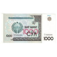 Billet, Ouzbékistan, 1000 Sum, 2001, KM:82, SUP - Ouzbékistan