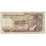 Billet, Turquie, 5000 Lira, 1985, KM:197, TB - Turquie