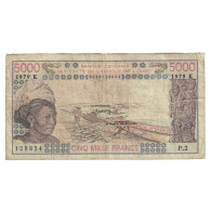 Billet, Communauté économique Des États De L'Afrique De L'Ouest, 5000 Francs - West African States