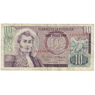 Billet, Colombie, 10 Pesos Oro, 1964, 1964-07-20, KM:407c, TB+ - Colombia