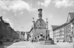 Kempten Allgäu Bavière Deutschland Allemagne Rathauspplatz Mairie Hôtel De Ville Fontaine St Mangbrunnen 1967 - Kempten