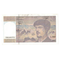 France, 20 Francs, 1997, L.060, SUP, Fayette:66ter.02A60, KM:151i - 20 F 1980-1997 ''Debussy''