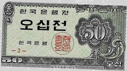COREE DU SUD 50 Jeon 1962 - Corée Du Sud