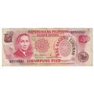 Billet, Philippines, 50 Piso, Undated (1974-85), KM:156a, TTB+ - Philippines