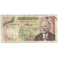Billet, Tunisie, 5 Dinars, 1980, 1980-10-15, KM:75, TB+ - Tunisia