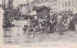 MARSEILLE - Poissonnières Sur Le Port, Uno Chaupinado (une Dispute) - Straßenhandel Und Kleingewerbe