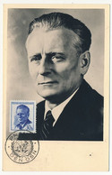 TCHECOSLOVAQUIE - Carte Maximum - Président Novotny - Storia Postale