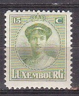 Q2831 - LUXEMBOURG Yv N°152 * - 1921-27 Charlotte Frontansicht
