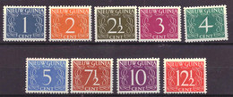 Nederlands Nieuw Guinea - Dutch New Guinea 1 T/m 9 MH * (1950) - Niederländisch-Neuguinea