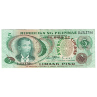 Billet, Philippines, 5 Piso, Undated (1969), KM:143b, SUP - Philippines