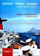 2014 NAVIGATION CATALOGUE DE Ventes AUX ENCHERES LA LEGENDE DES PAQUEBOTS SUPERBE DOCUMENTATION V .DESCRIPTION ET SCANS - Documents Historiques