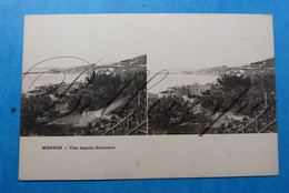 Menton -3 X Cpa Carte Stereoscope Stereoscopique. Stereo Scoop Kaart-édit.E.Le Deley. St Louis-Loup-Garavant - Stereoscope Cards