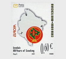 Montenegro 2007 S - Europa - 100 Years Of Scouting (?0.60) - Montenegro