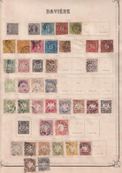 Anciens Etats Allemands - Collection Ancienne Vendue Page Par Page - Tous états - Colecciones