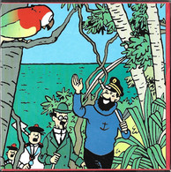 Double Carte Pliante/Dubbele Vouwkaart** - Kuifje/Tintin - Milou/Bobbie - Le Trésor De Rackham Le Rouge - Philabédés (cómics)