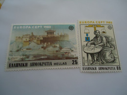 GREECE    MNH STAMPS    EUROPA 83 - 1959