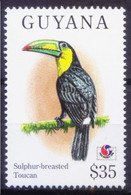 Keel-billed Toucan, Birds, Guyana 1994 MNH - Cuculi, Turaco