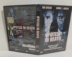 I106163 DVD - Ipotesi Di Reato - Ben Affleck, Samuel L. Jackson 2002 - Drama
