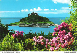 ST. MICHAEL'S MOUNT, CORNWALL, ENGLAND. Circa 1981 USED POSTCARD Ls3 - St Michael's Mount