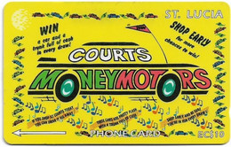St. Lucia - C&W (GPT) - Courts Money Motors - 23CSLA - 1995, 9.900ex, Used - St. Lucia