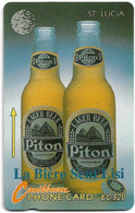 St. Lucia - C&W (GPT) - Piton Lager Beer - 10CSLA - 1993, 15.000ex, Used - Santa Lucia