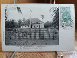 CPA  -  CÔTE D'IVOIRE - Grand Lahou  La Résidence - Façade Sud  (1912)  ..(S29-22) - Côte-d'Ivoire