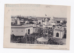 CP DE RABAT POUR LES MUREAUX DU 02/02/1916 CACHET TROUPES D'OCCUPATION DU MAROC OCCIDENTAL DE RABAT - Briefe U. Dokumente