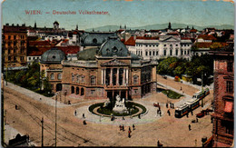 36256 - Wien - Deutsches Volkstheater - Gelaufen 1917 - Wien Mitte