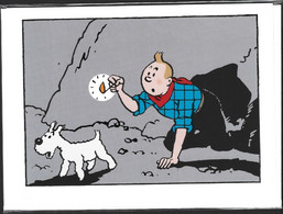 Double Carte Pliante / Dubbele Vouwkaart** - Tintin/Kuifje - Tintin En Amérique / Kuifje In Amerika / Tintin In Amerika - Philabédés