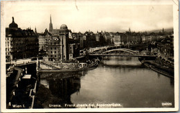 36323 - Wien - Wien I , Urania , Franz Josefs Kai , Aspernbrücke - Gelaufen 1928 - Wien Mitte