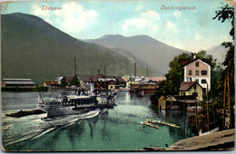 36350 - Oberösterreich - Ebensee , Landungsplatz - Gelaufen 1907 - Ebensee