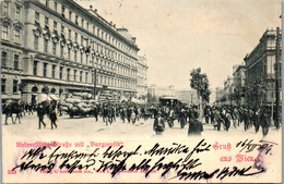 36372 - Wien - Wien I , Universitätsstrasse Mit Burgmusik - Gelaufen 1899 - Wien Mitte