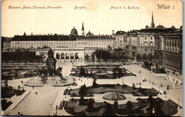 36390 - Wien - Wien I , Kaiserin Maria Theresia Monument Burgtor , Neue K. K. Hofburg - Gelaufen 1916 - Wien Mitte