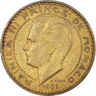 Monnaie, Monaco, 20 Francs, Vingt, 1951 - 1949-1956 Franchi Antichi