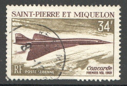 SPM  1969  Concorde, Yv PA 43 - Gebruikt