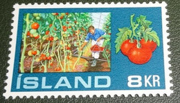 IJsland - 1972 - Michel 465 - Gebruikt - Postfris - MNH - Kassen - Tomatenkas Verwarmd Met Geothermische Energie - Ungebraucht