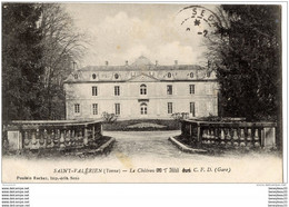 CPA (Réf. P937) SAINT-VALÉRIEN (Yonne 89150) Le Château De Saint-Jean (Poulain Rocher, Imp. édit. Sens) - Saint Valerien