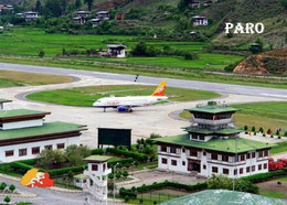 Bhutan Paro International Airport Overview New Postcard - Butan