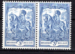 1121** CU Point Bleu Au-dessus Du Dernier  "E" De Belgique Et "3F"- Neuf Sans Charnières - Sonstige & Ohne Zuordnung