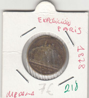 CRM0218 MEDALLA EXPOSICION PARIS 1878 7 - Other & Unclassified